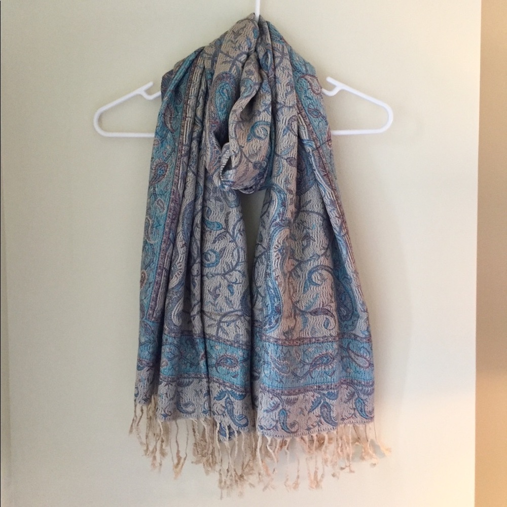 Colorful Pashmina Scarf - Picture 3 of 4